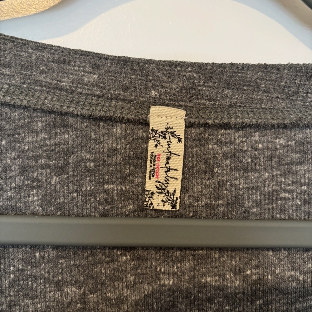 Free People Dylan Thermal Henley Bodysuit - Picture 3 of 3
